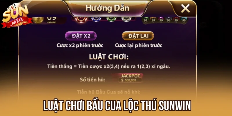 Luật chơi Bầu Cua Lộc Thú tại Sinwin