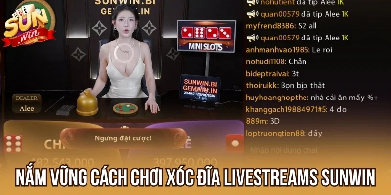 Nắm vững cách chơi Xóc Đĩa Livestreams Sunwin