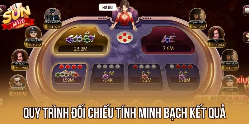 Quy trình đối chiếu tính minh bạch kết quả