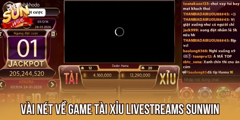 Vài nét về game Tài Xỉu Livestreams Sunwin