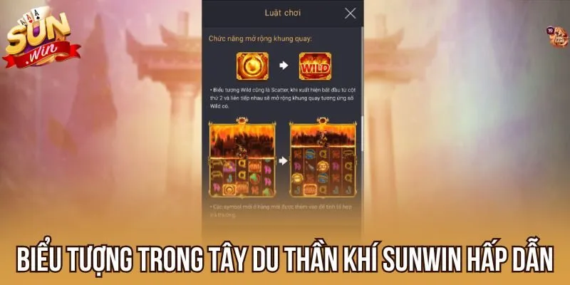 Biểu tượng trong Tây Du Thần Khí Sunwin hấp dẫn