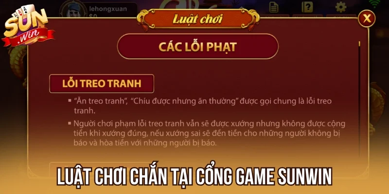 Luật chơi Chắn sunwin đơn giản