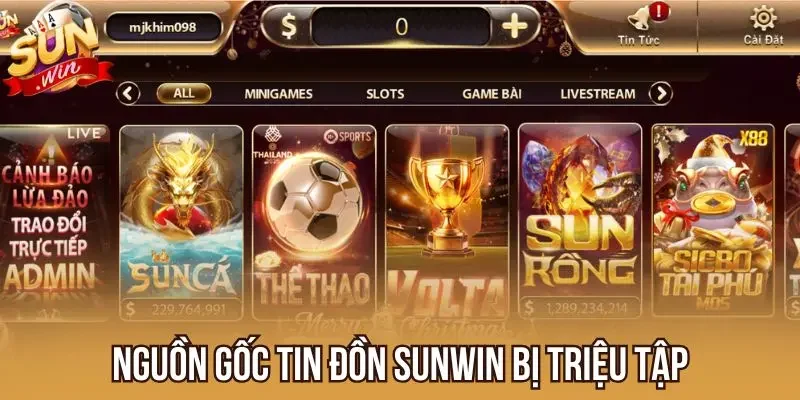Nguồn gốc tin đồn Sunwin bị triệu tập