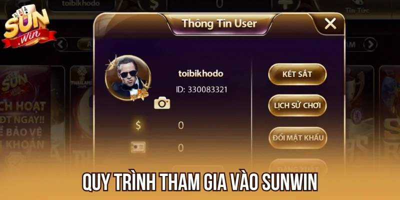 Quy trình tham gia vào Sunwin