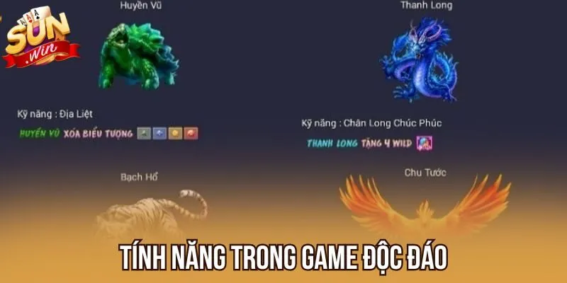 Tính năng trong game độc đáo
