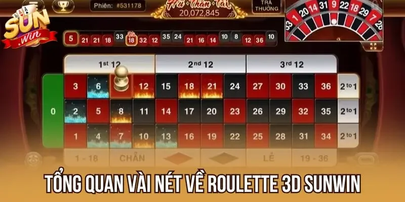 Tổng quan vài nét về Roulette 3D Sunwin